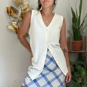 Vintage Button Vest
